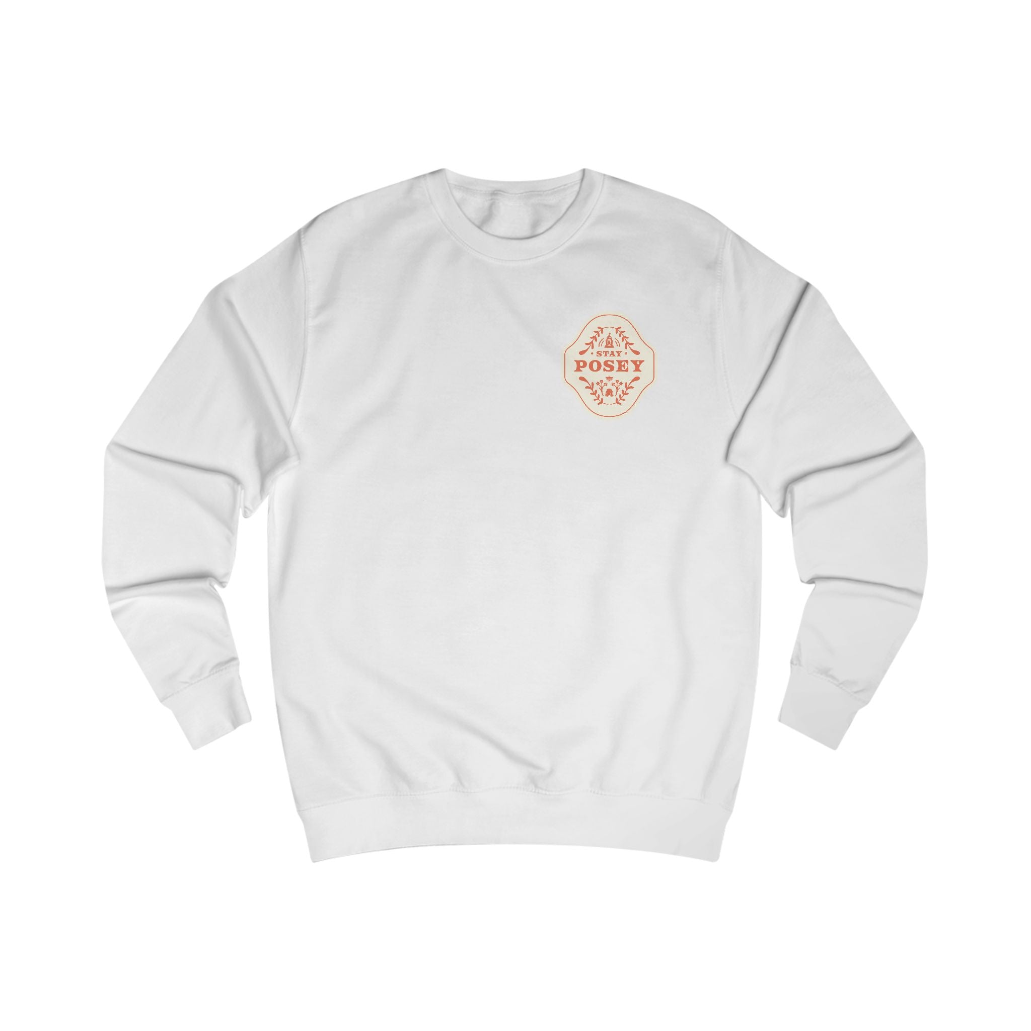 Stay Posey Sweatshirt — Floral Vintage Logo Crewneck