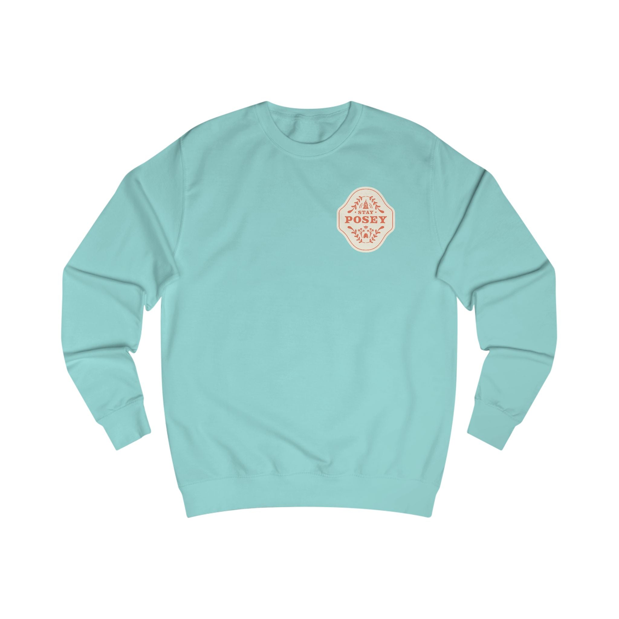 Stay Posey Sweatshirt — Floral Vintage Logo Crewneck