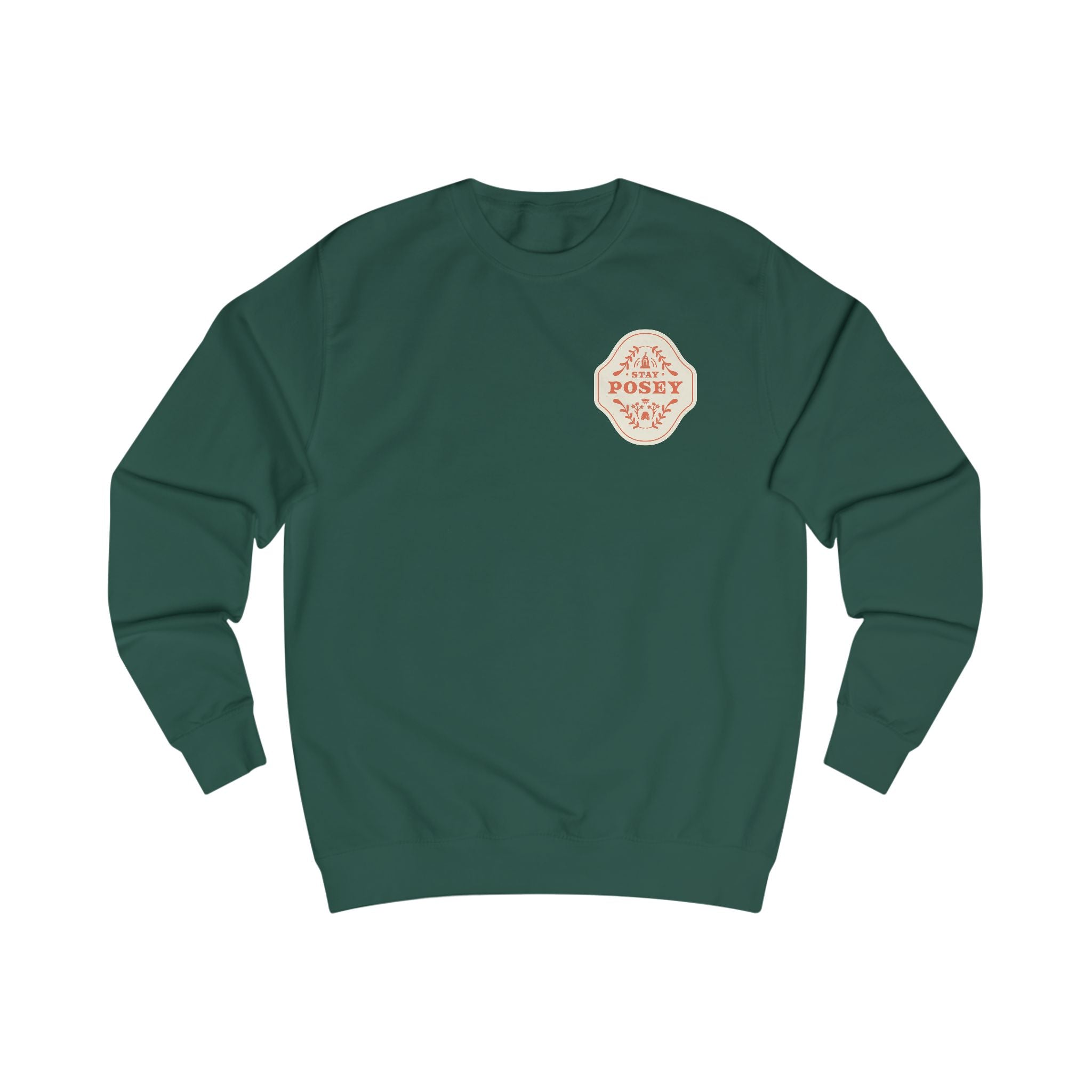 Stay Posey Sweatshirt — Floral Vintage Logo Crewneck