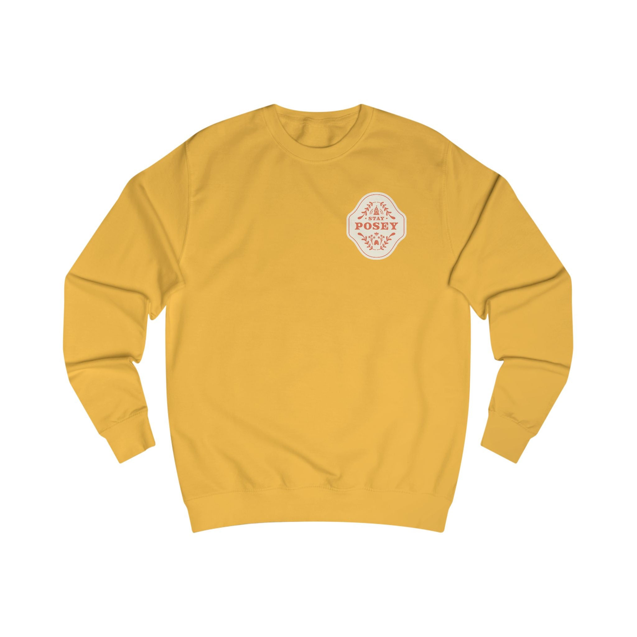 Stay Posey Sweatshirt — Floral Vintage Logo Crewneck