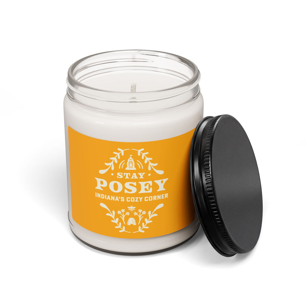 Soy Candle — “Stay Posey: Indiana’s Cozy Corner” Scented 9oz Jar