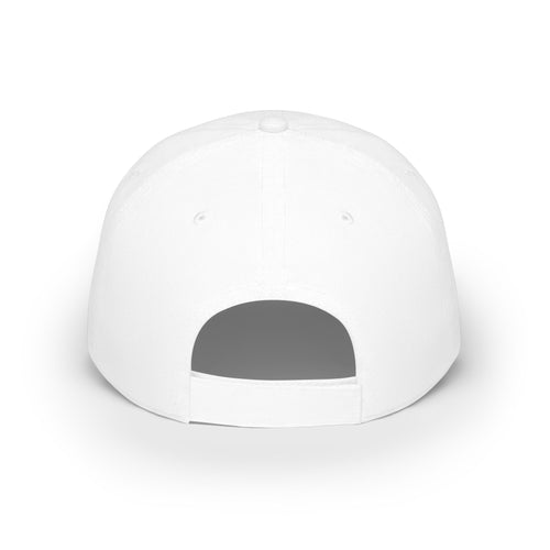 Low Profile Baseball Cap — Vintage Orange 'Posey' Floral Badge