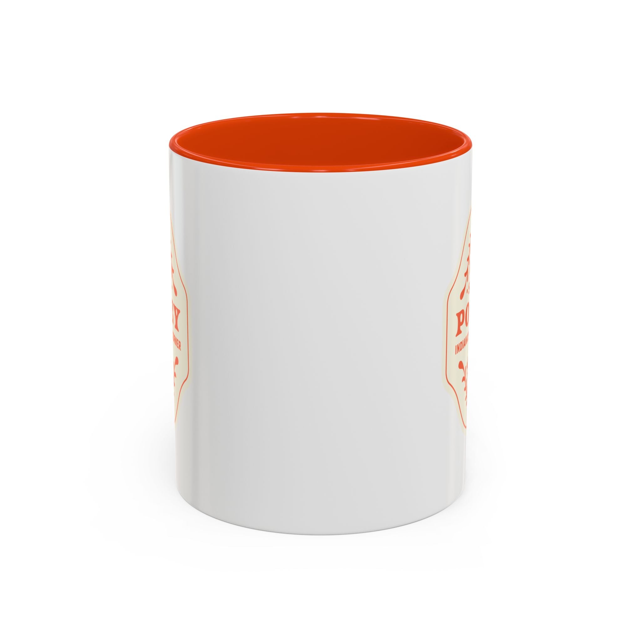 Stay Posey Ceramic Mug — 'Stay Posey: Indiana's Cozy Corner' Color Accent Coffee Cup (11oz & 15oz)