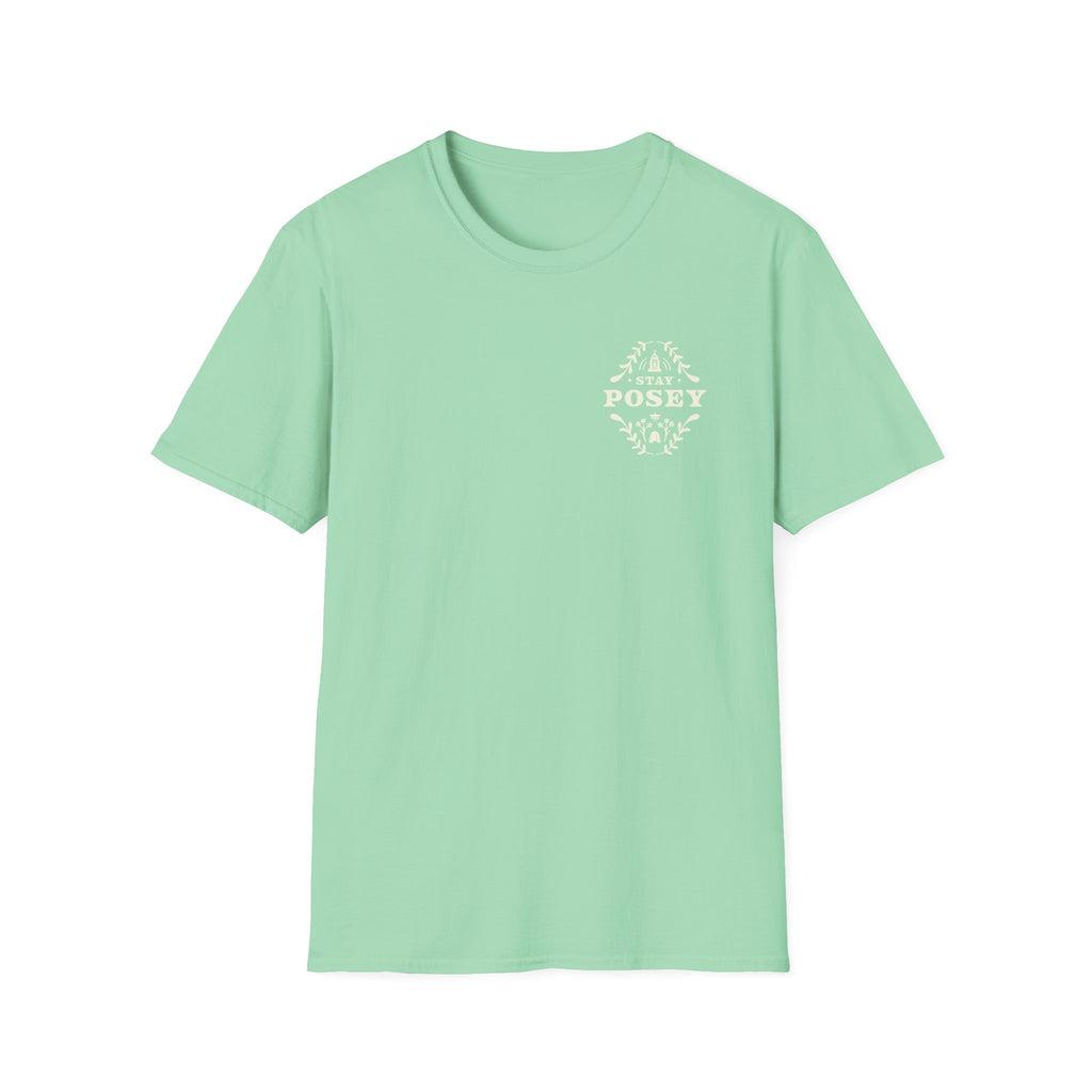 Stay Posey T-Shirt | Floral Typography Tee