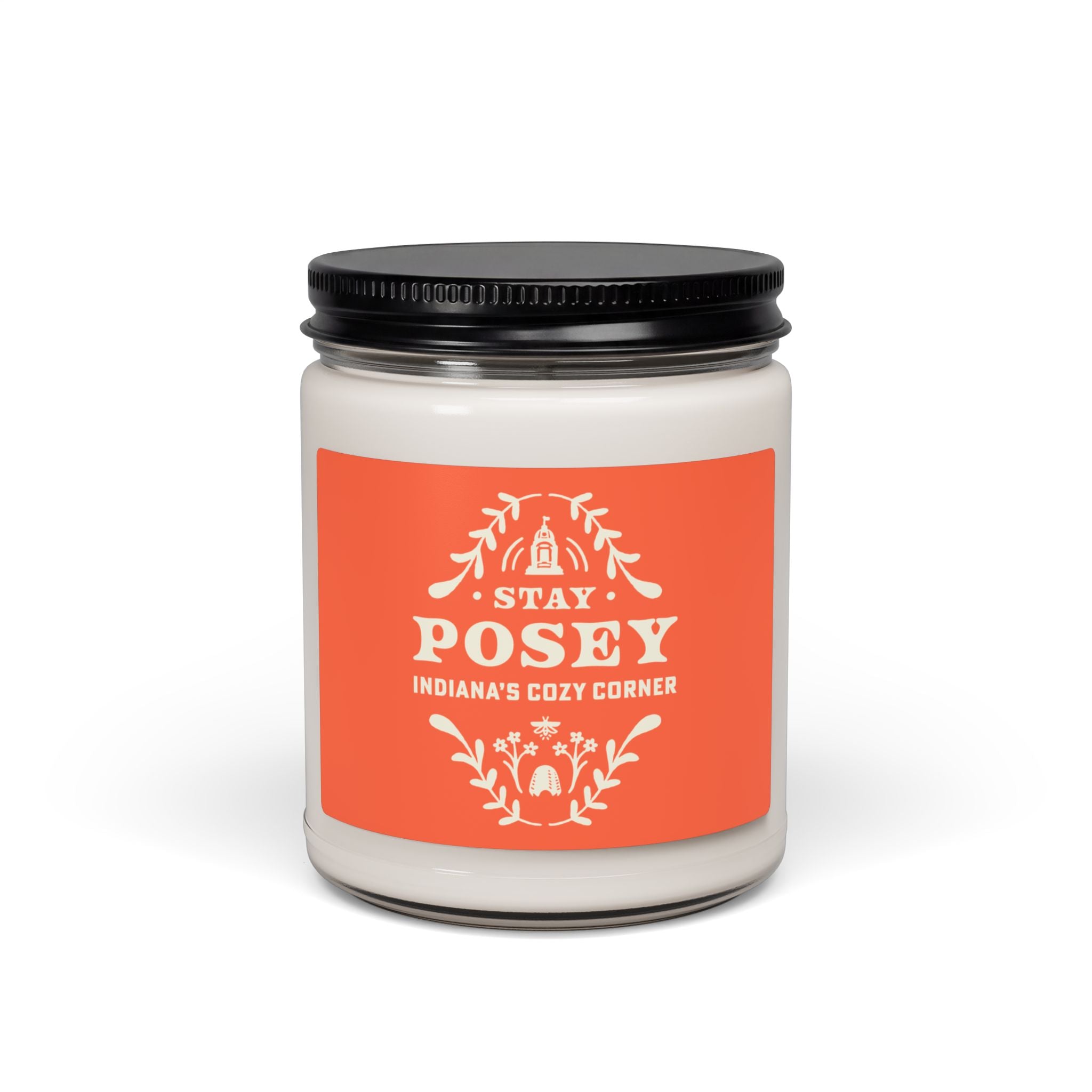 Soy Candle — "Stay Posey" Indiana Cozy Corner Scented Candle