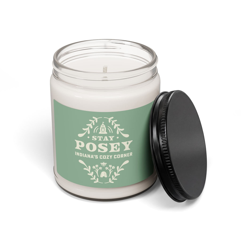 Stay Posey Soy Candle — 9oz Scented Jar (Indiana’s Cozy Corner)