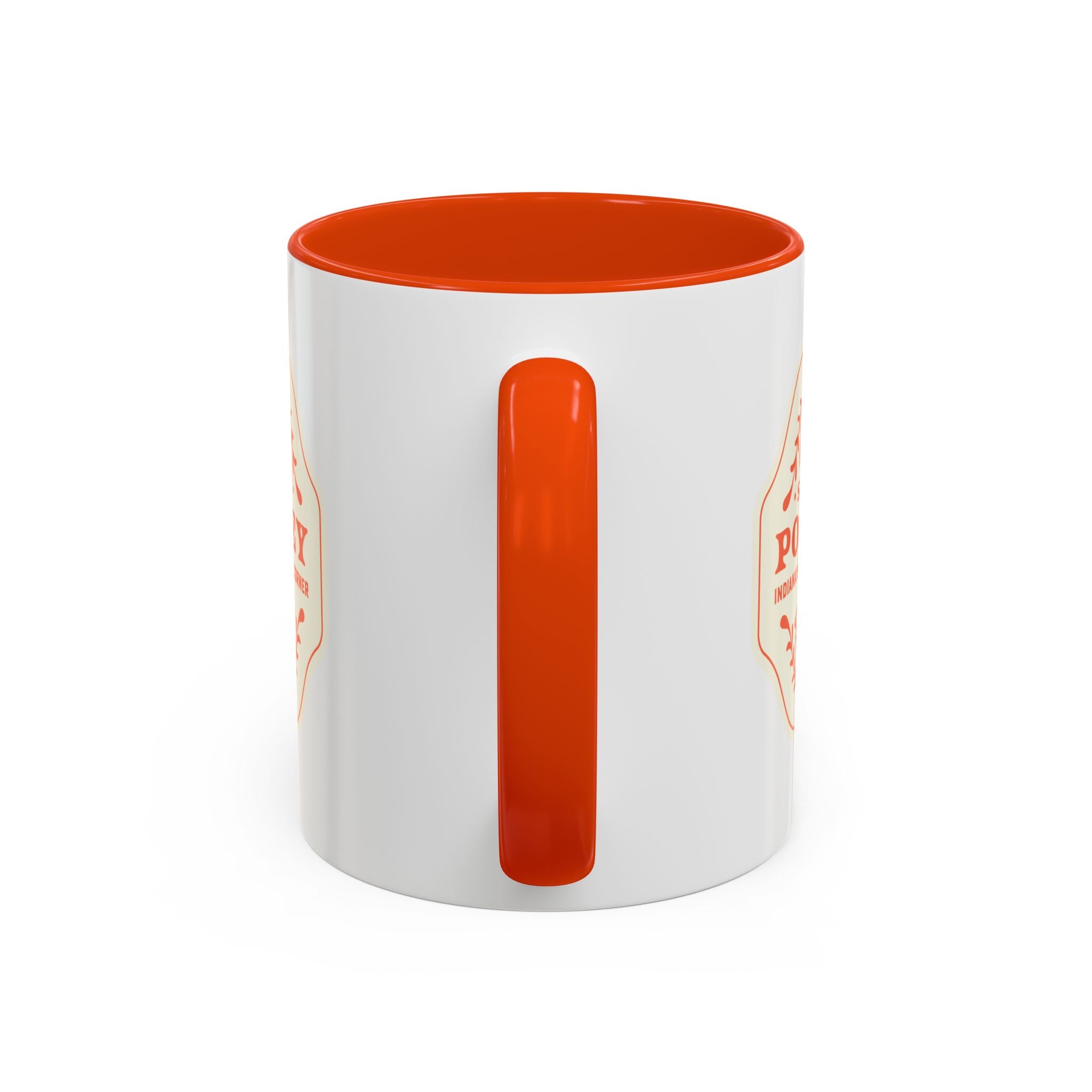 Stay Posey Ceramic Mug — 'Stay Posey: Indiana's Cozy Corner' Color Accent Coffee Cup (11oz & 15oz)