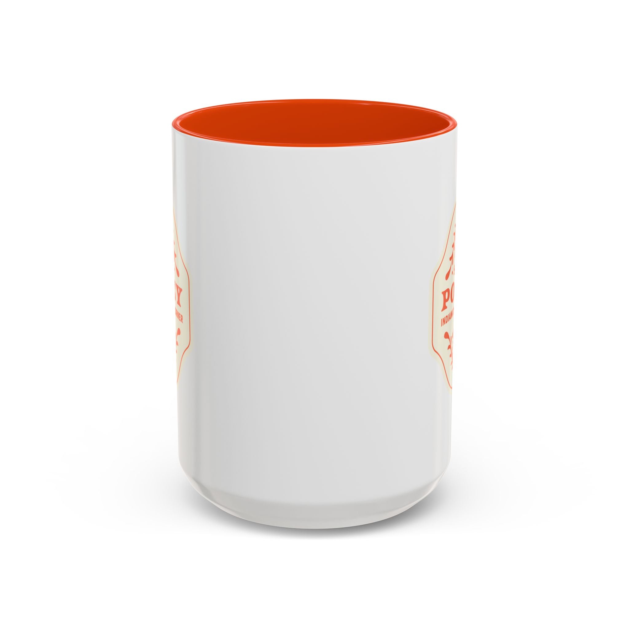 Stay Posey Ceramic Mug — 'Stay Posey: Indiana's Cozy Corner' Color Accent Coffee Cup (11oz & 15oz)