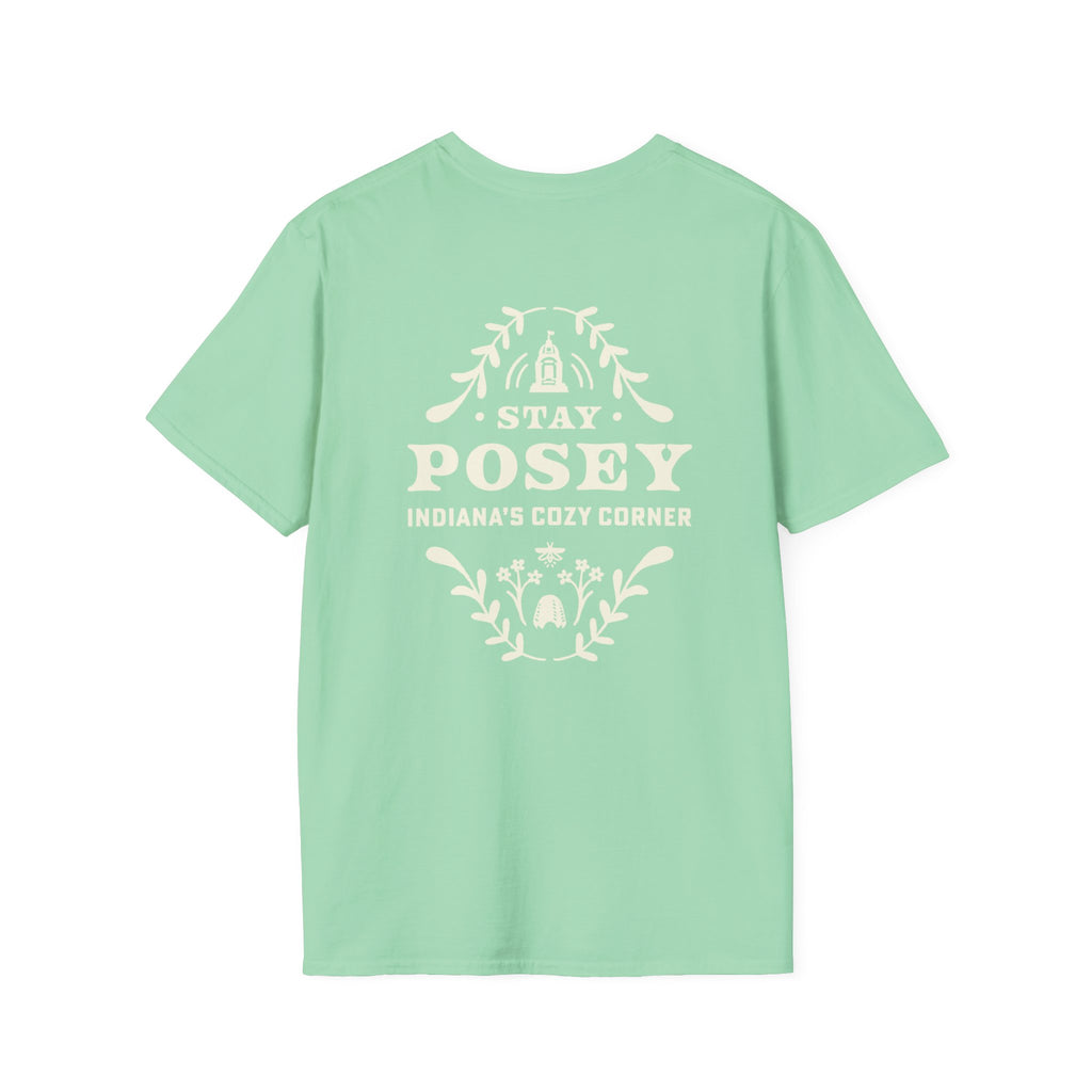 Stay Posey T-Shirt | Floral Typography Tee