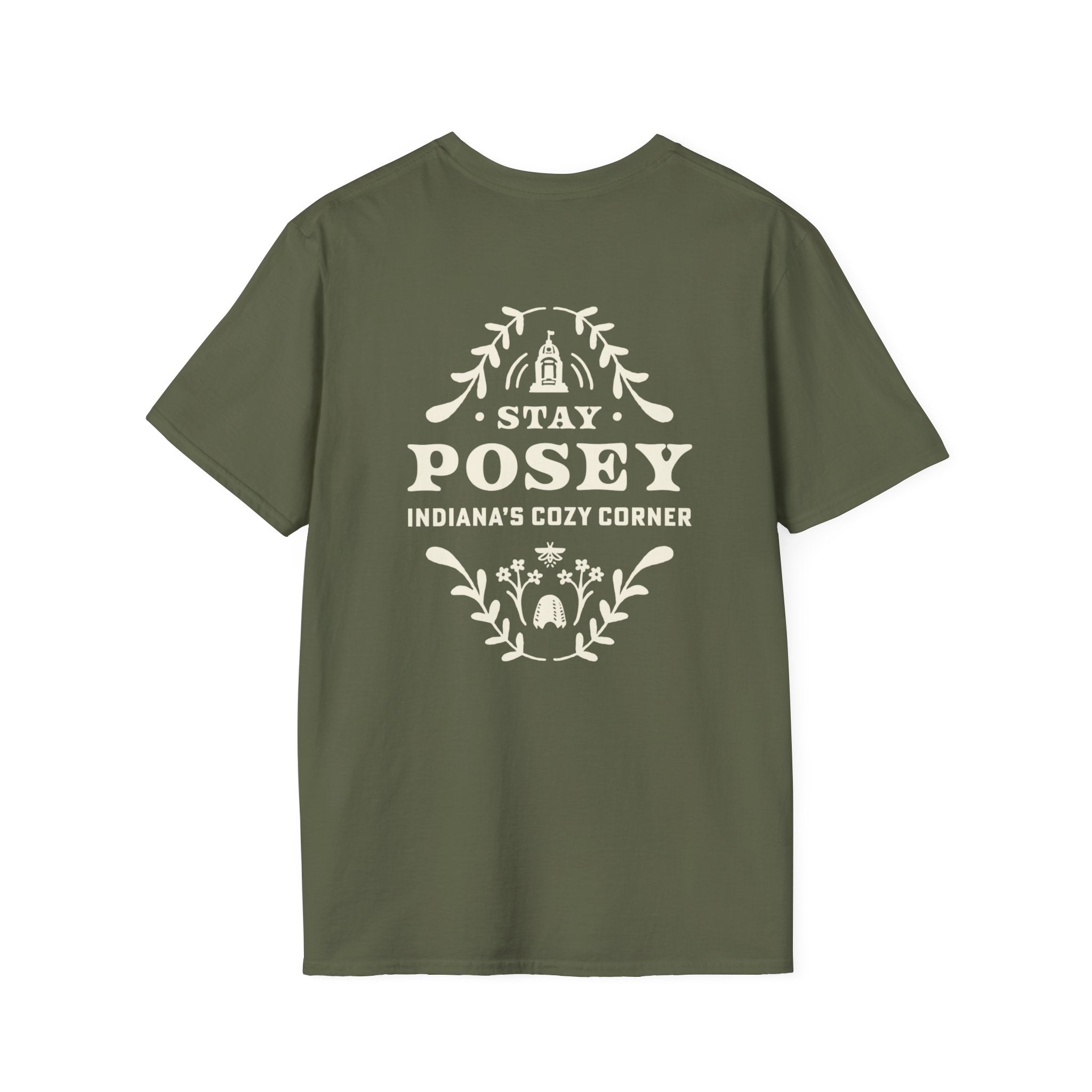 Stay Posey T-Shirt | Floral Typography Tee
