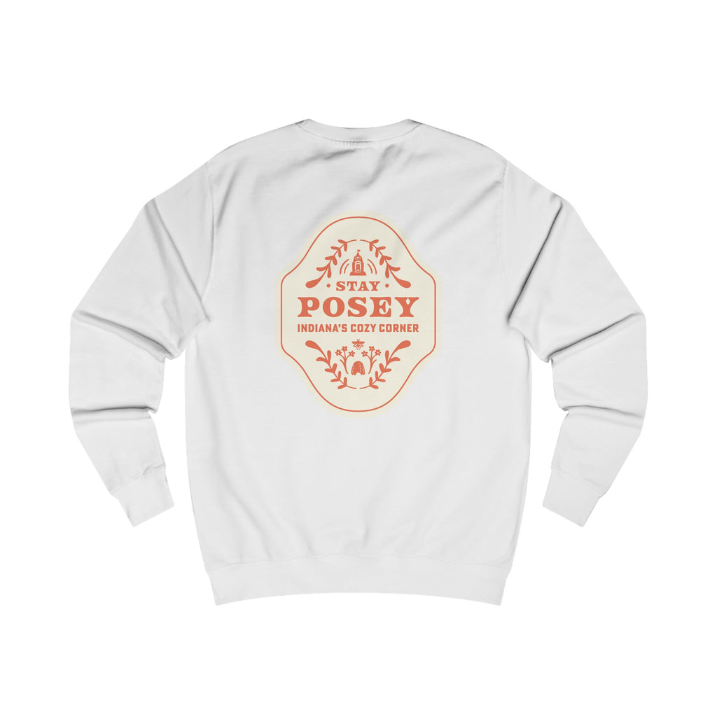 Stay Posey Sweatshirt — Floral Vintage Logo Crewneck