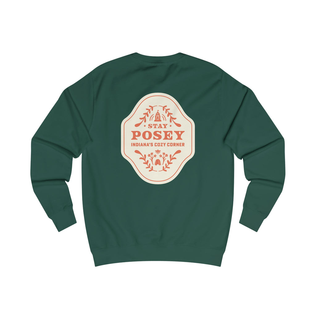 Stay Posey Sweatshirt — Floral Vintage Logo Crewneck