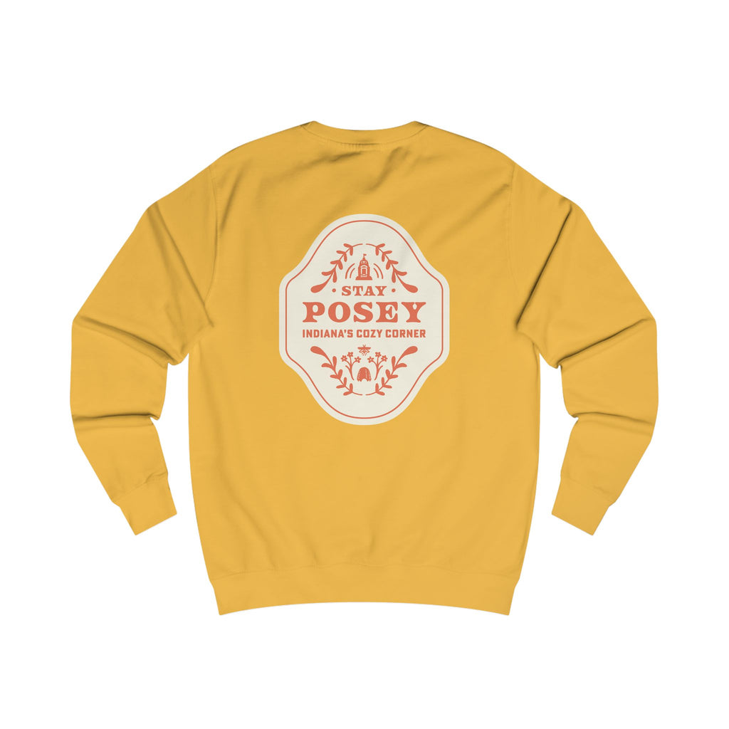 Stay Posey Sweatshirt — Floral Vintage Logo Crewneck