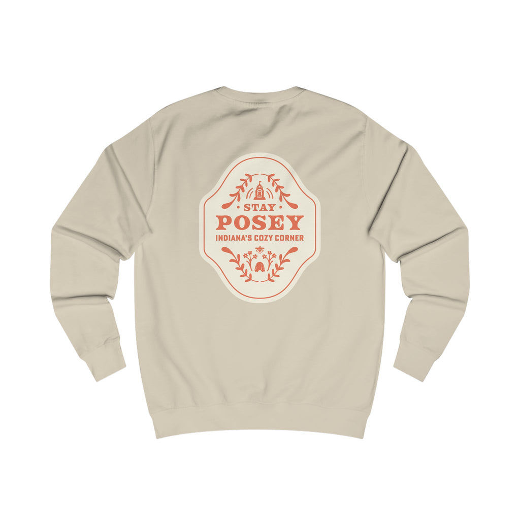Stay Posey Sweatshirt — Floral Vintage Logo Crewneck