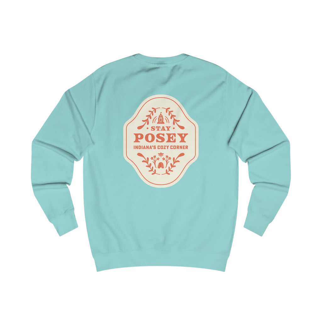 Stay Posey Sweatshirt — Floral Vintage Logo Crewneck
